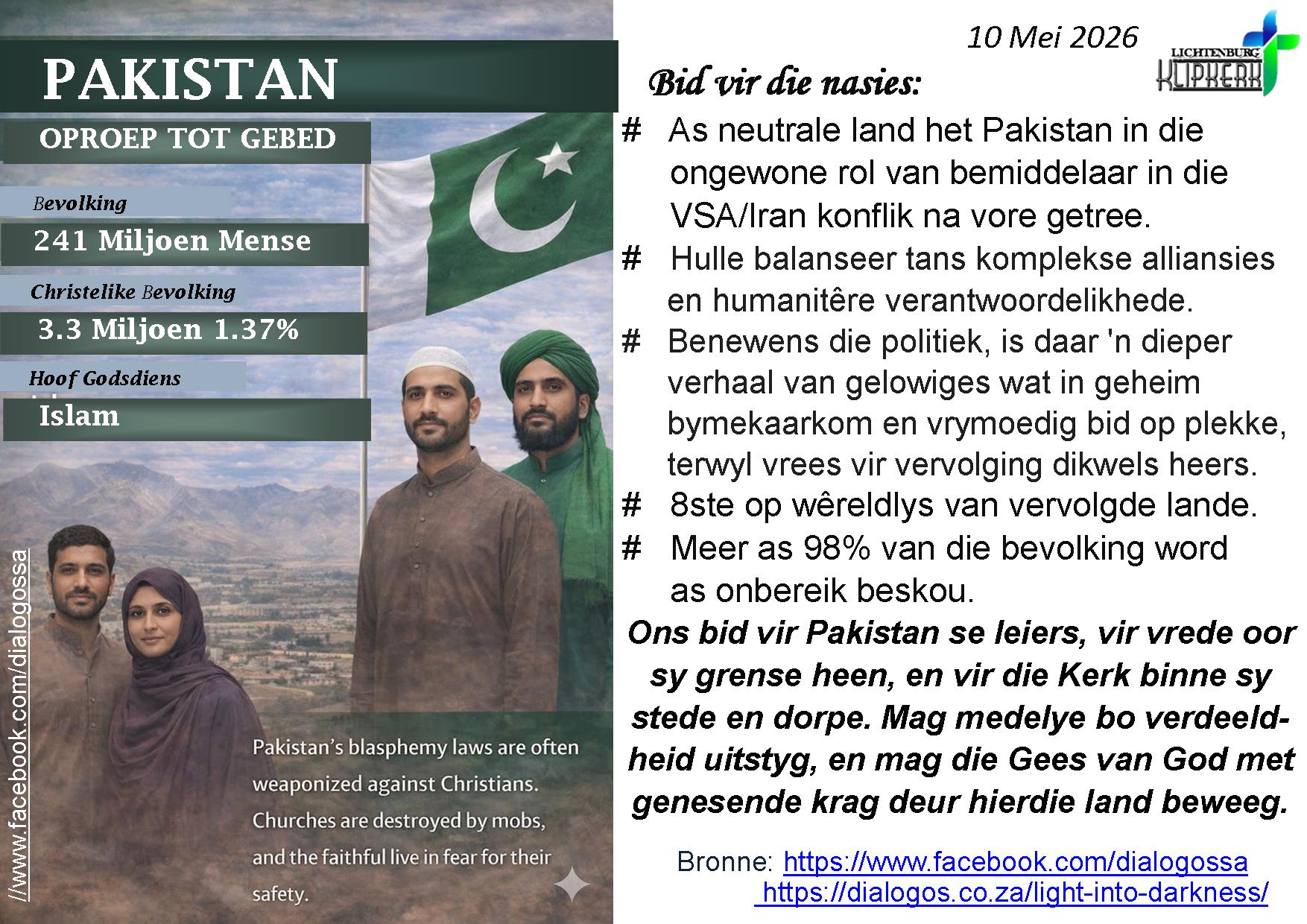bid vir die nasies, Onbereiktes, klipkerk wereldfokus