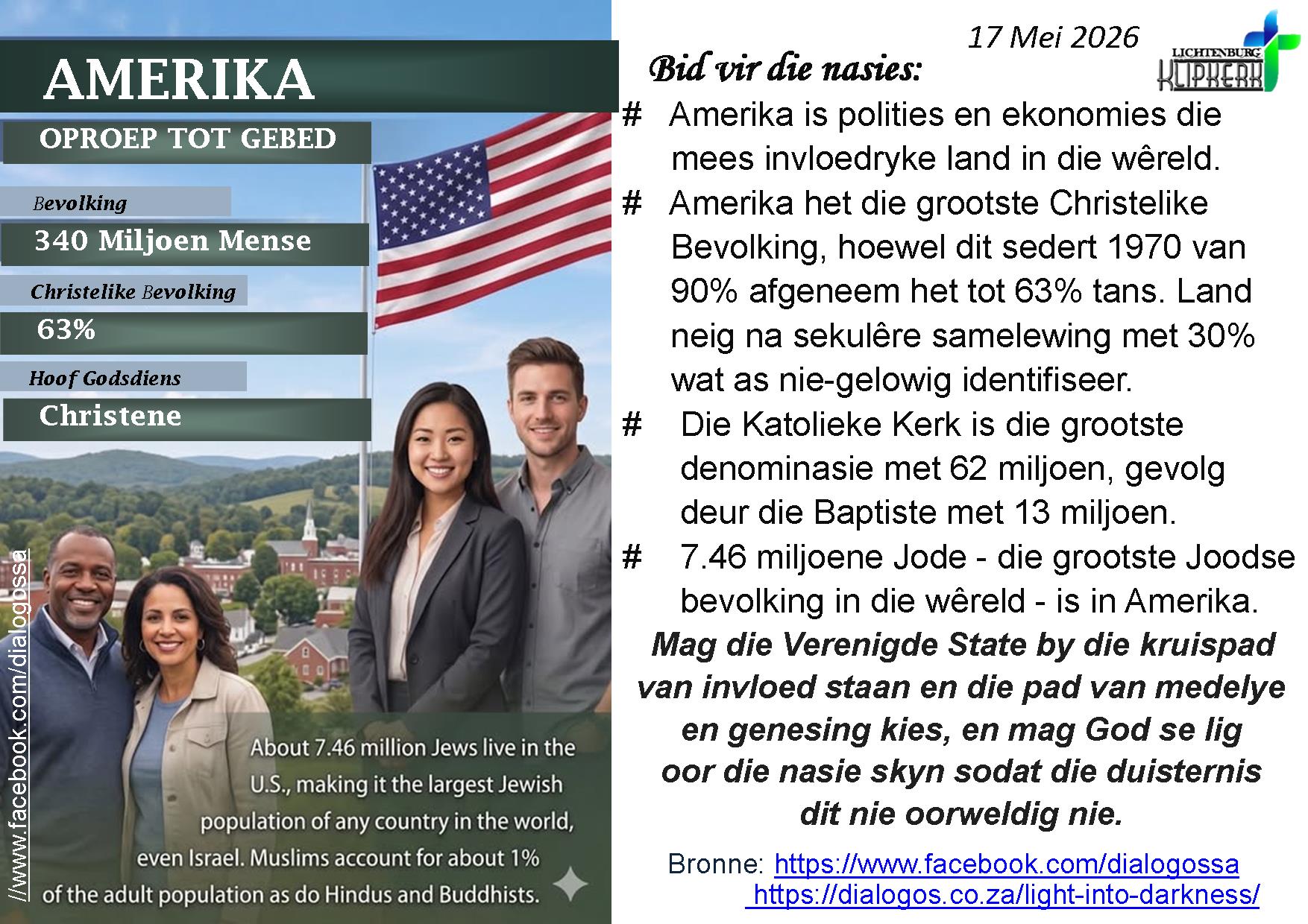 bid vir die nasies, Onbereiktes, klipkerk wereldfokus
